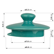 Urban Lifestyle Deckel für Teekanne Liverpool und Cambridge 1,6L (Türkis)